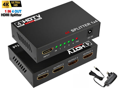 HDMI Splitter 1 in 4 Out