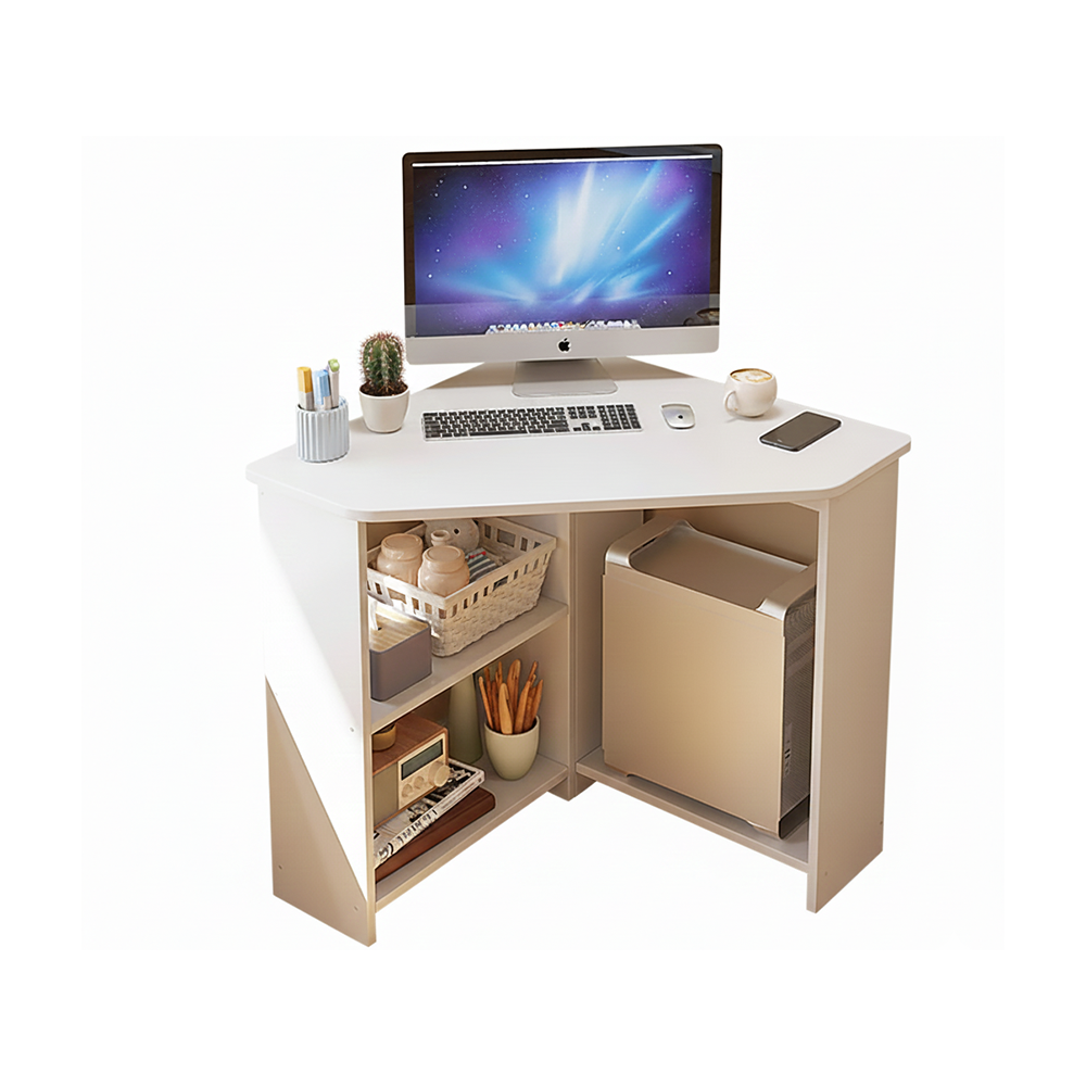 Study Desk Triangular Corner Computer Desk