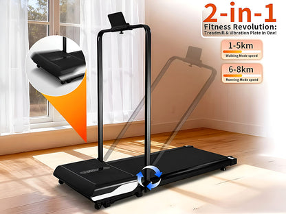 Treadmill with Vibration Plate