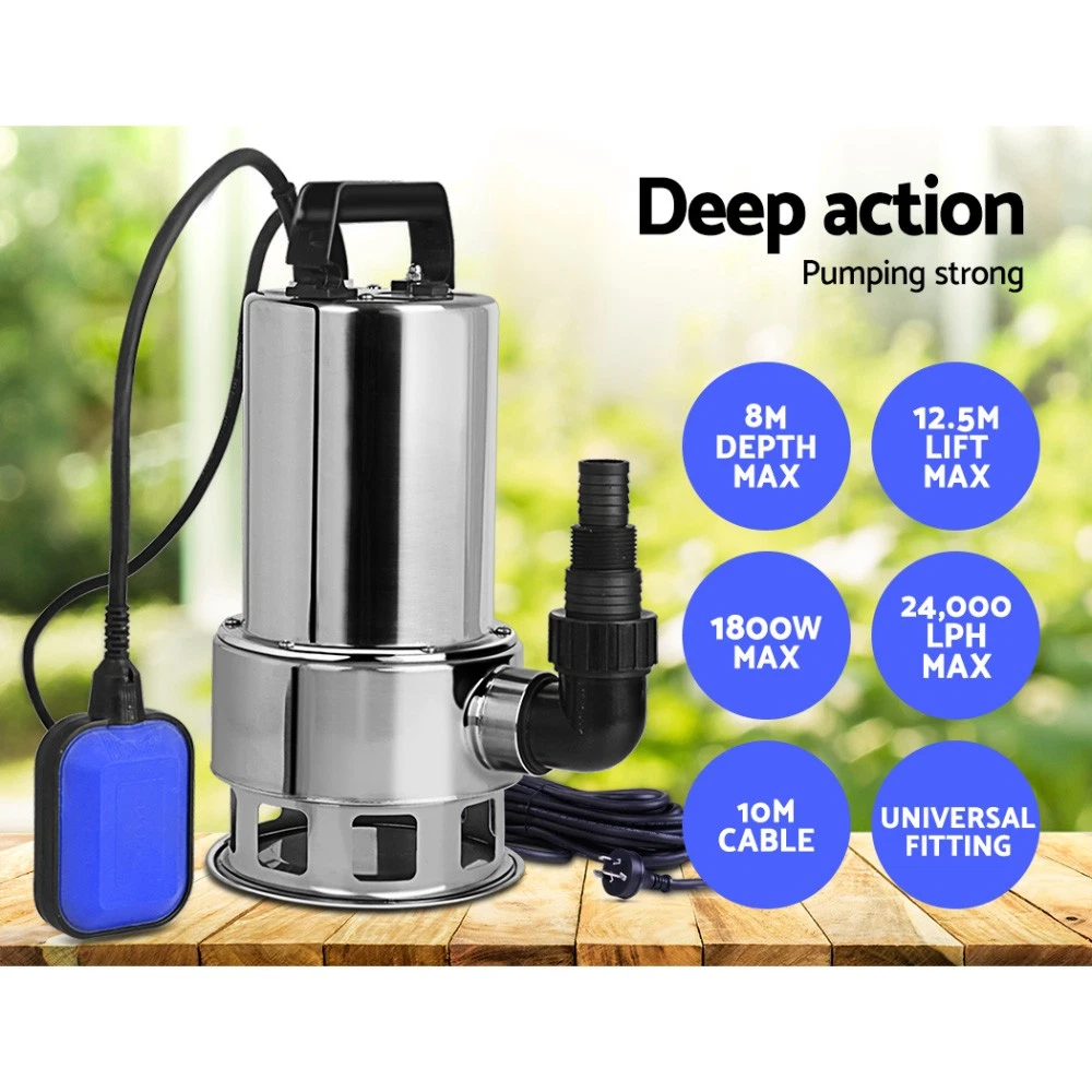 1100W Submersible Water Pump