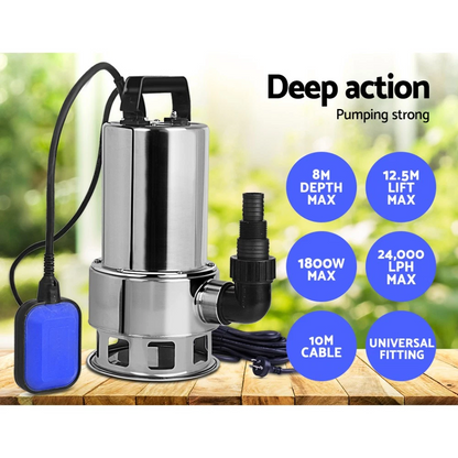 1100W Submersible Water Pump