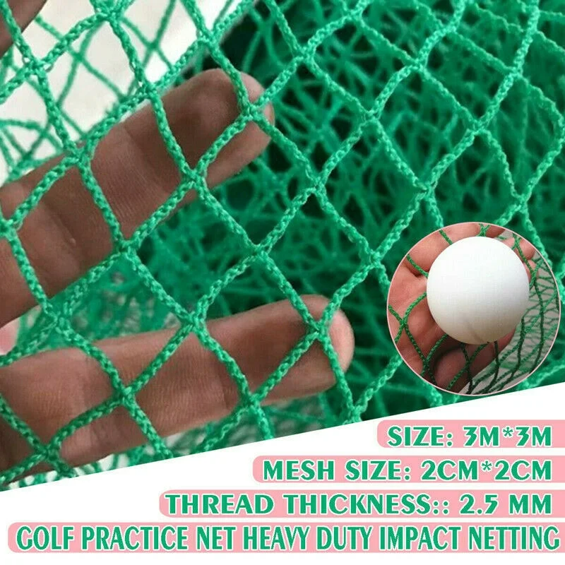 3x3M Golf Practice Net Golf Training Mesh Netting