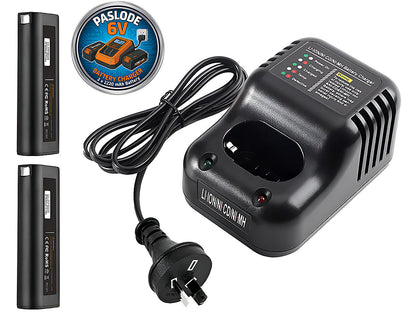 Paslod Battery Charger with 2 Batteries 2AH Aftermarket