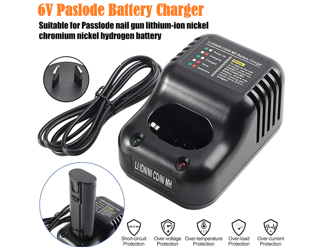 Paslod Battery Charger with 2 Batteries 2AH Aftermarket