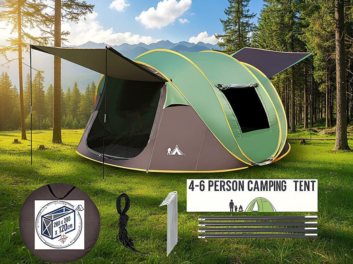 Camping Tent 4-6 Person Pop Up