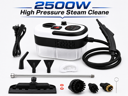 Handheld 2500W Steam Cleaner High Temperature Pressurized