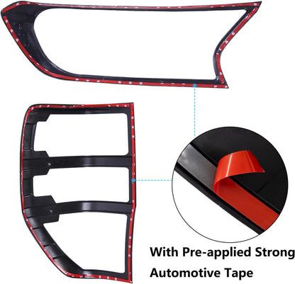Headlight & Tail Light Covers for Ford Ranger 2015-2022