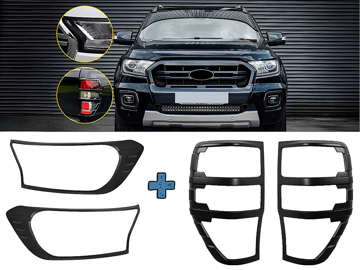 Headlight & Tail Light Covers for Ford Ranger 2015-2022