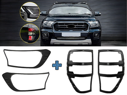 Headlight & Tail Light Covers for Ford Ranger 2015-2022