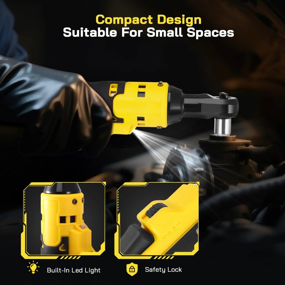 Electric Impact Wrench 3/8'' Angle Ratchet Wrench