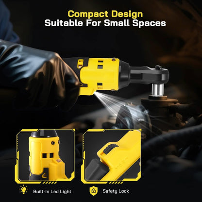 Electric Impact Wrench 3/8'' Angle Ratchet Wrench