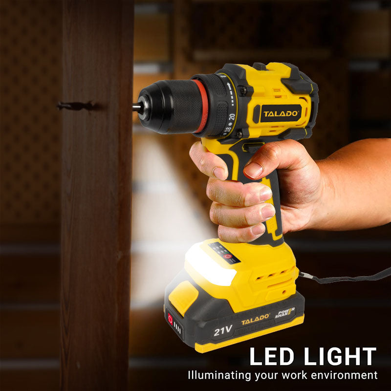Cordless Impact Electric Drill Driver with Battery