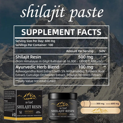 Organic Shilajit Resin 150g