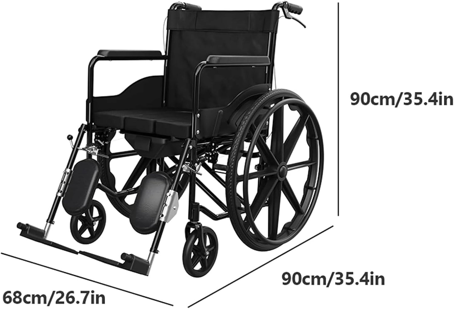 Wheelchair Foldable Lightweight Wheel Chair