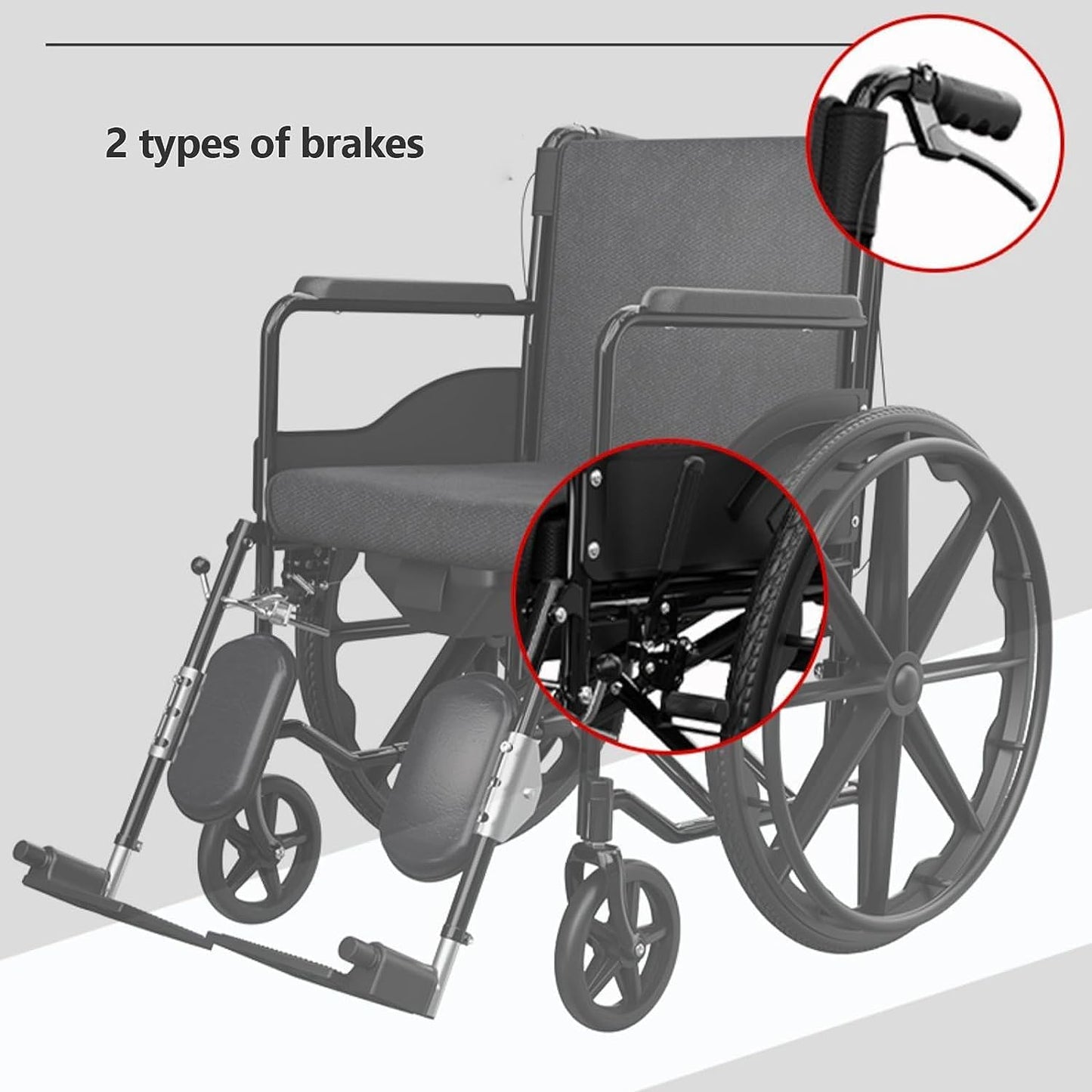 Wheelchair Foldable Lightweight Wheel Chair