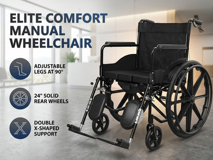 Wheelchair Foldable Lightweight Wheel Chair