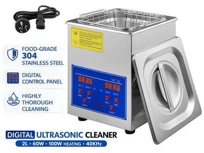2L Industry Heated Ultrasonic Cleaner Commercial