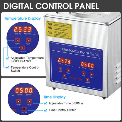 2L Industry Heated Ultrasonic Cleaner Commercial