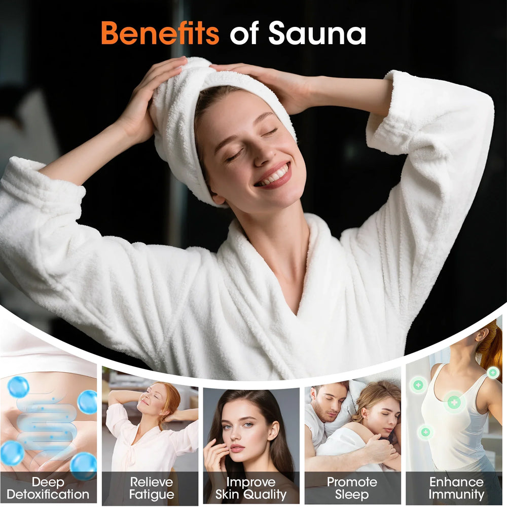 Portable Steam Sauna Personal Home Spa 2 Person Sauna