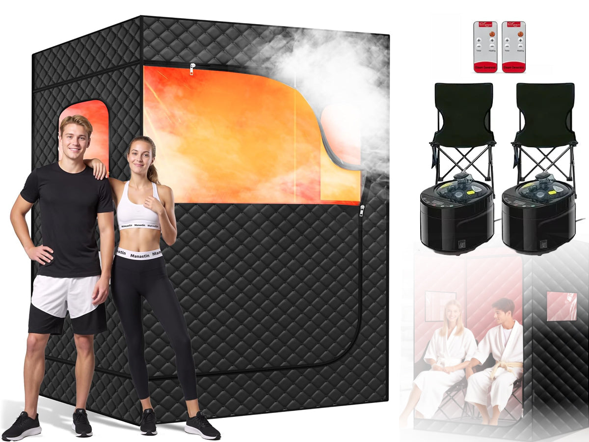 Portable Steam Sauna Personal Home Spa 2 Person Sauna