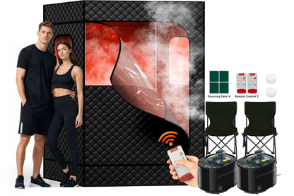 Portable Steam Sauna Personal Home Spa 2 Person Sauna