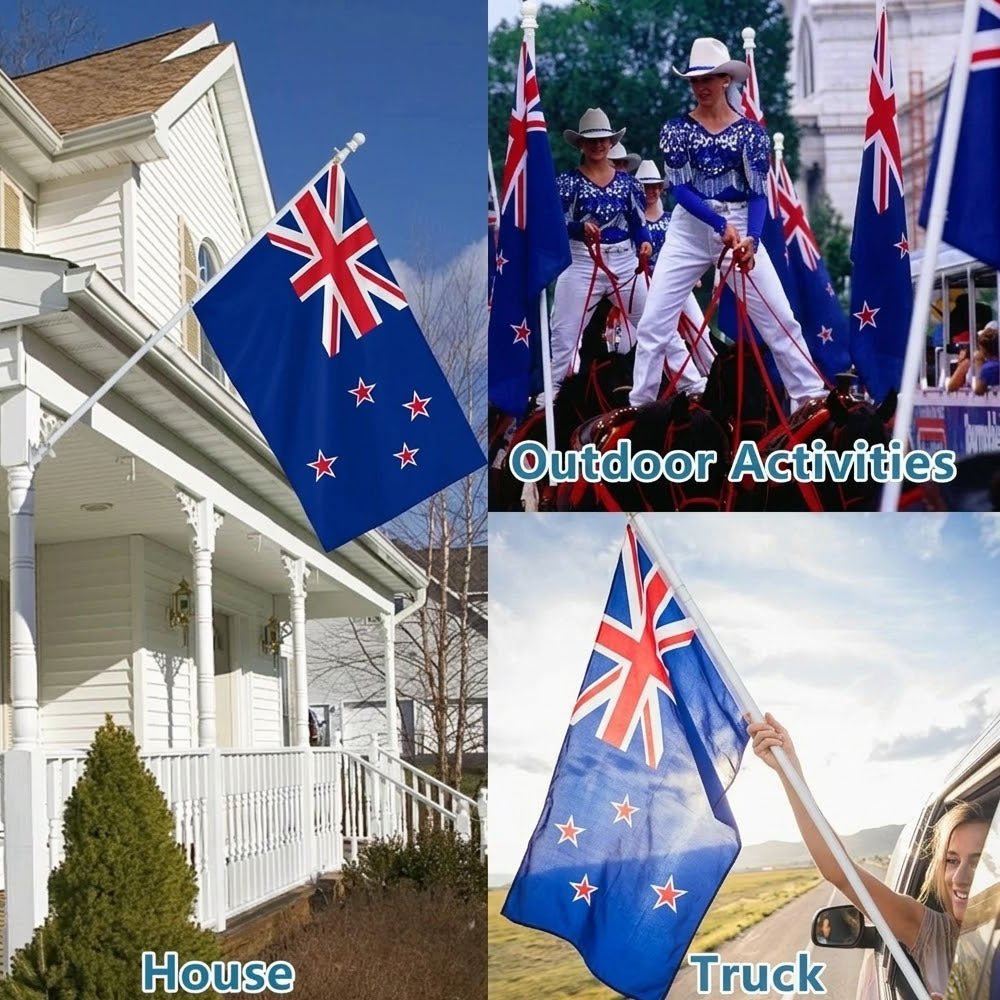 Flag Pole Holder Kit Aluminum Porch Flagpole with Bracket