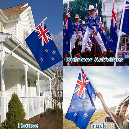 Flag Pole Holder Kit Aluminum Porch Flagpole with Bracket