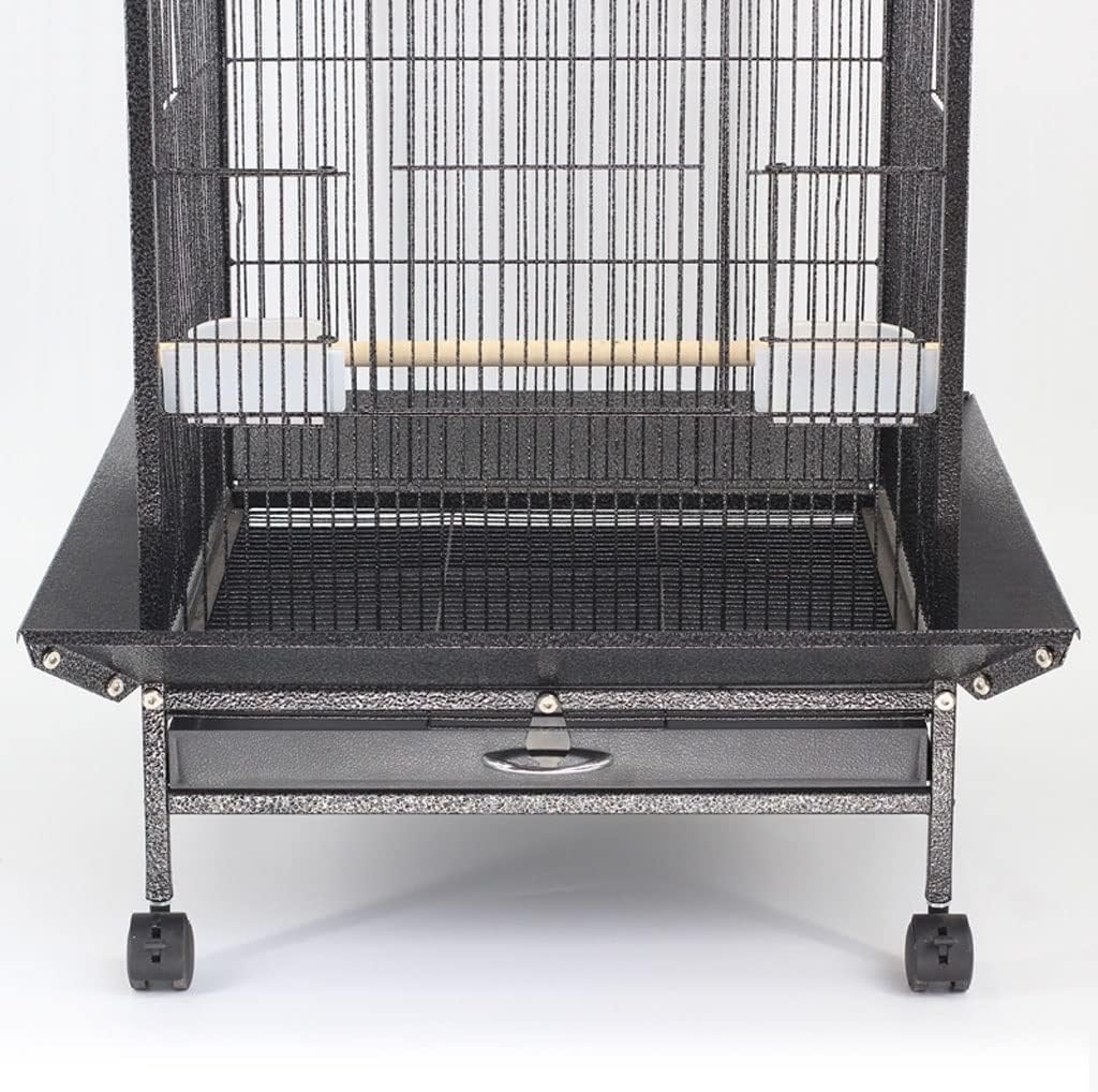 Large Bird Cage Parrot Cage with Stand Carrier