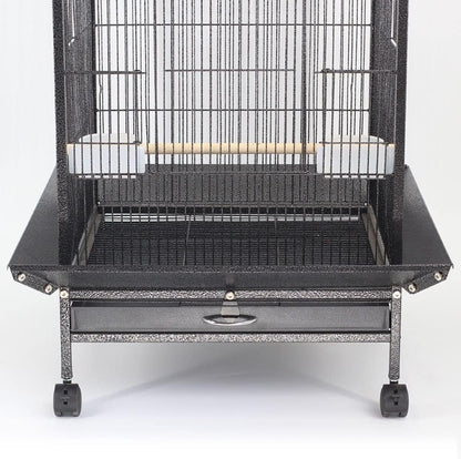 Large Bird Cage Parrot Cage with Stand Carrier