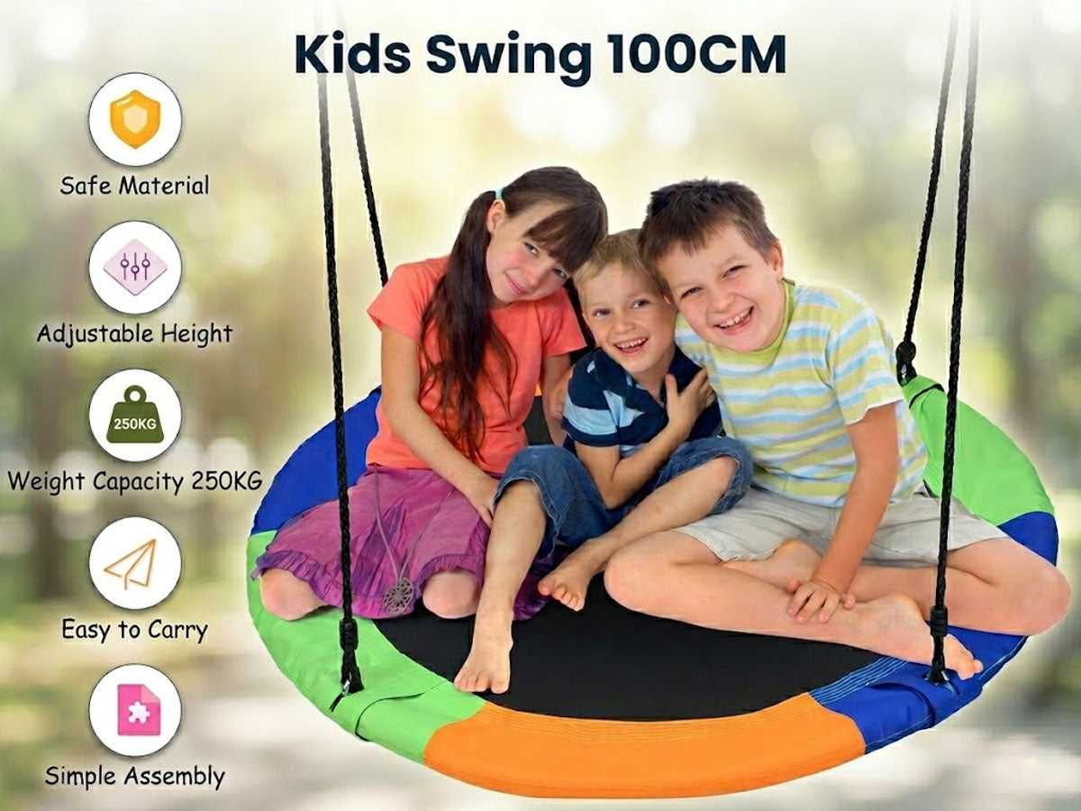 Outdoor Swing with Hanging Strap Kit