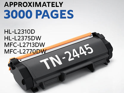 Compatible Brother TN2445 - Black Toner Cartridge
