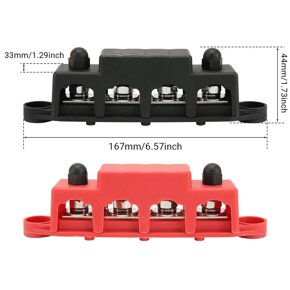 2 PCS Battery Power Distribution Terminal Block Set