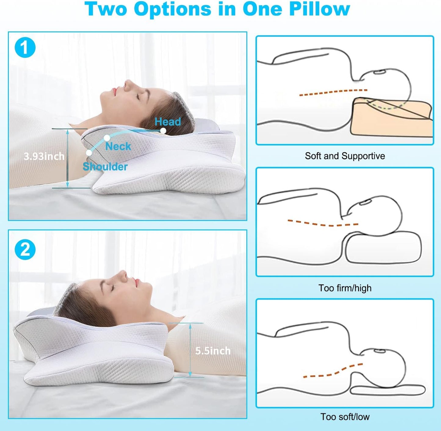 Cervical Neck Pillow