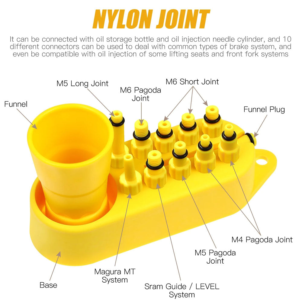 Hydraulic Disc Brake Oil Bleed Kit for Bicycle Hydraulic Repair DIY