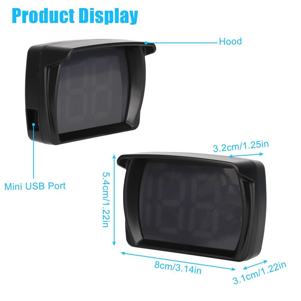 Car GPS Speedometer Hud Heads Up Display