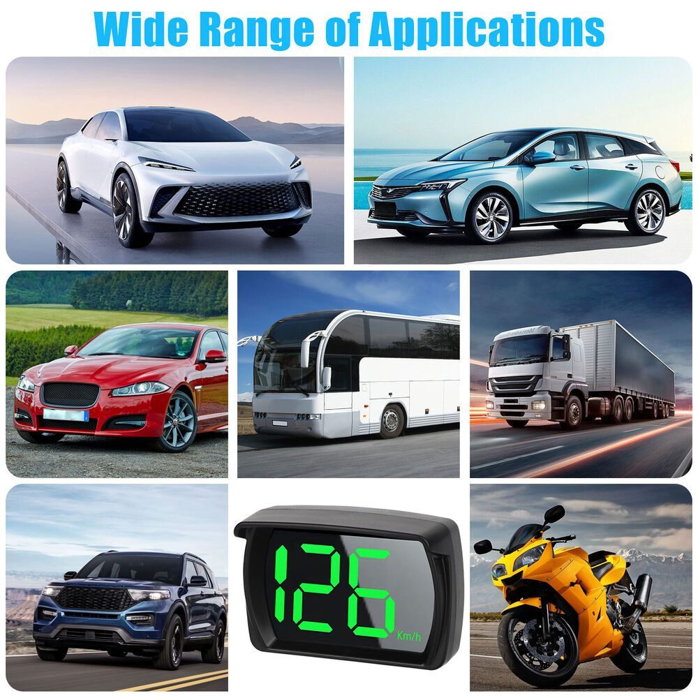 Car GPS Speedometer Hud Heads Up Display