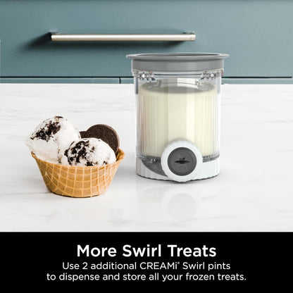 2Pcs Ice Cream Pints and Lids Compatible with NC700 Series Ninja