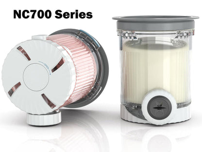2Pcs Ice Cream Pints and Lids Compatible with NC700 Series Ninja