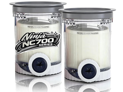 2Pcs Ice Cream Pints and Lids Compatible with NC700 Series Ninja