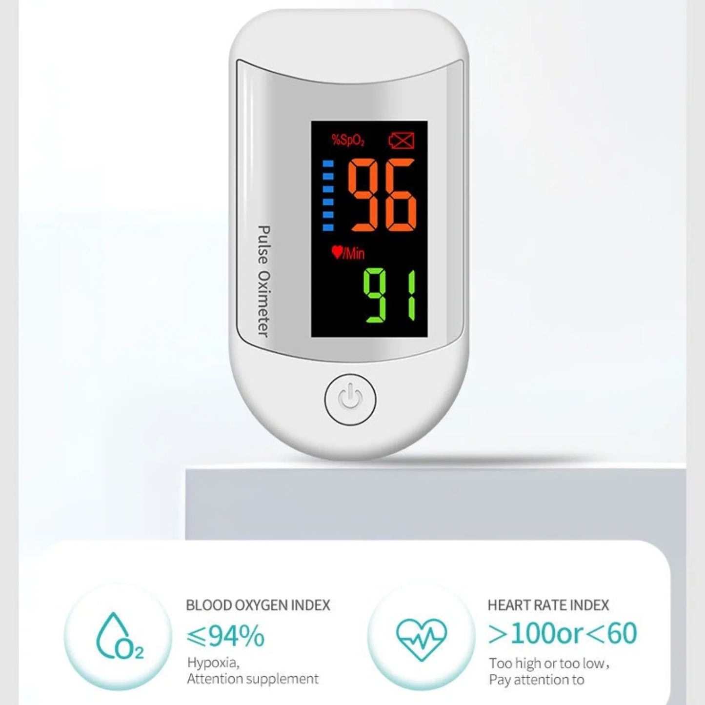Finger oximeter & Pulse Rate Monitor