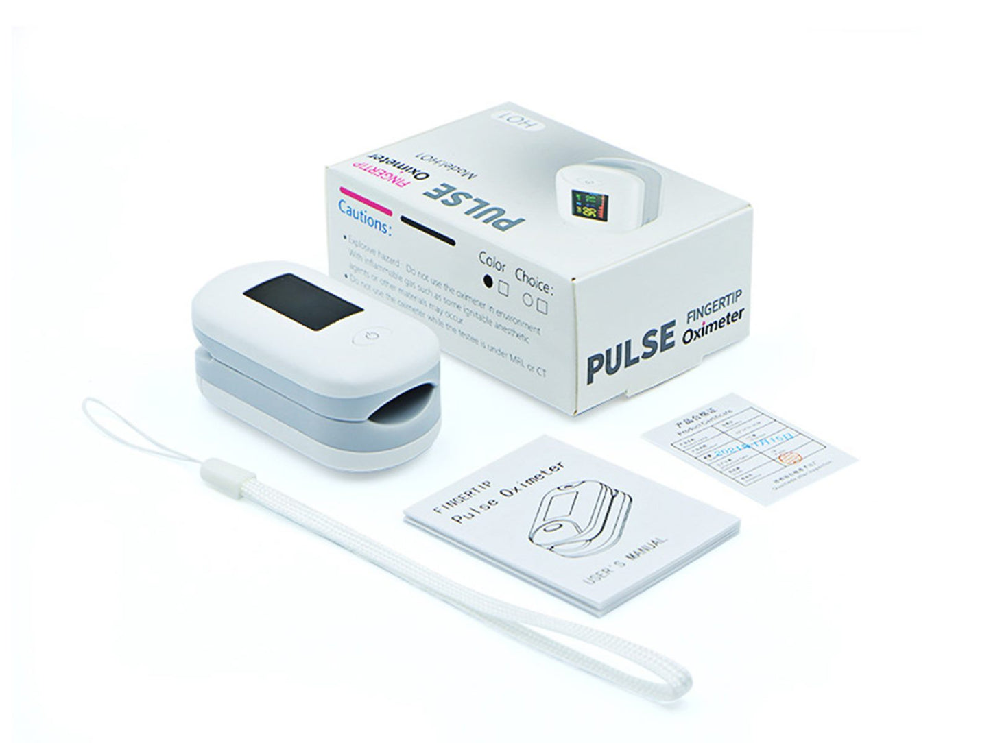 Finger oximeter & Pulse Rate Monitor