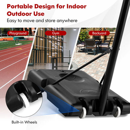 Basketball Hoop with stand height adjustable Hoop 3.05m