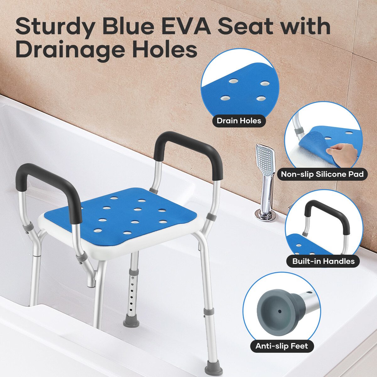 Medical Shower Stool Chair Bath Bench