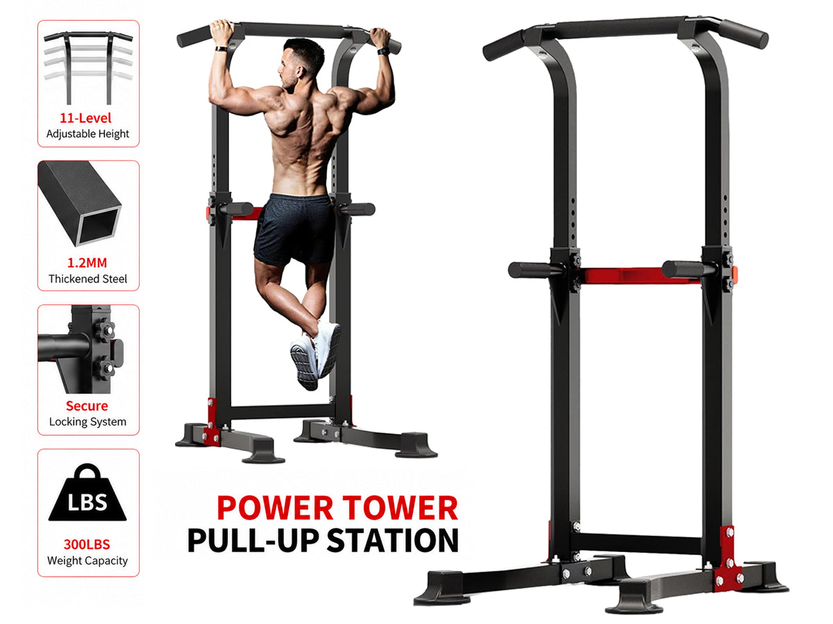 Chin Up Pull Up Power Tower Station