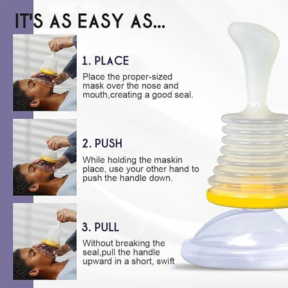 First Aid Kit Minor Choking Emergency Pump Breath Choking Rescues Device Home