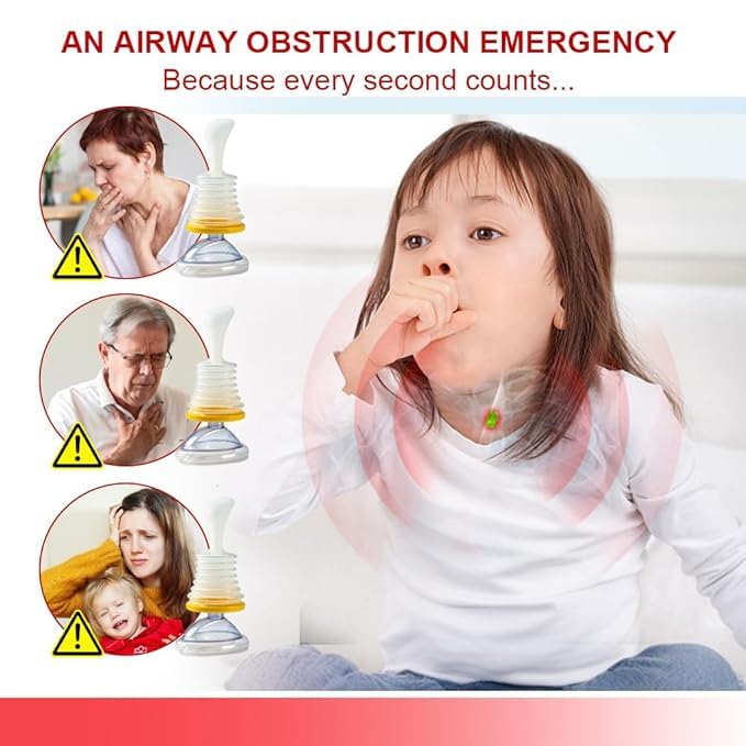 First Aid Kit Minor Choking Emergency Pump Breath Choking Rescues Device Home