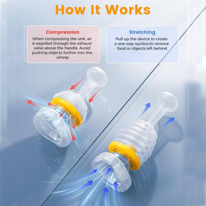 Anti Choking Device Portable Choking Rescue Device Emergency Airway Clearance Kit