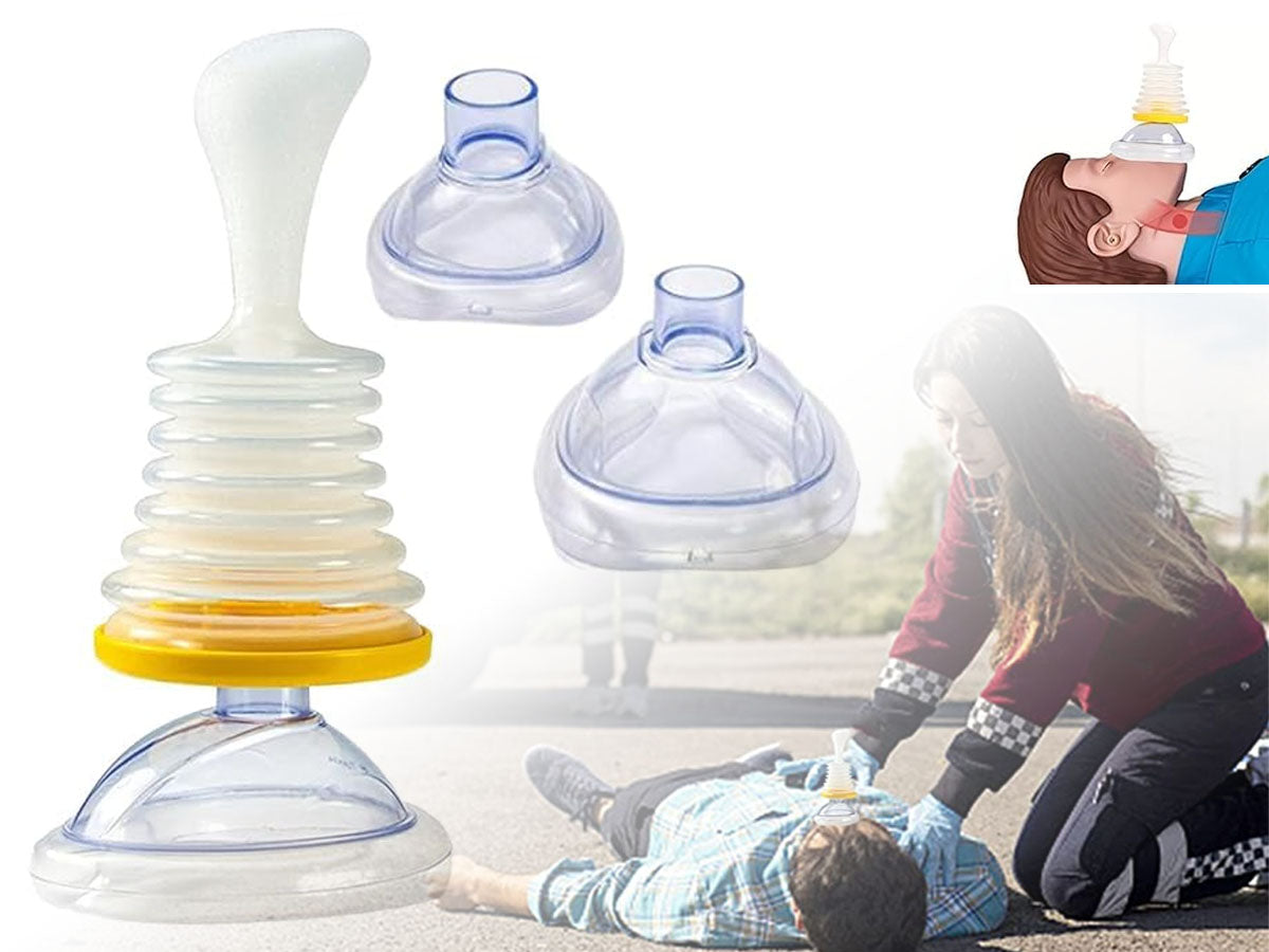First Aid Kit Minor Choking Emergency Pump Breath Choking Rescues Device Home