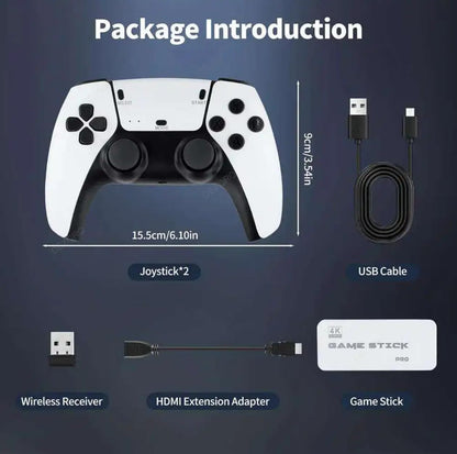 4K Wireless HDMI TV Gaming Stick Console