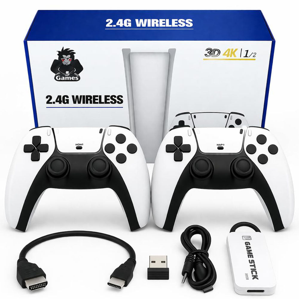 4K Wireless HDMI TV Gaming Stick Console